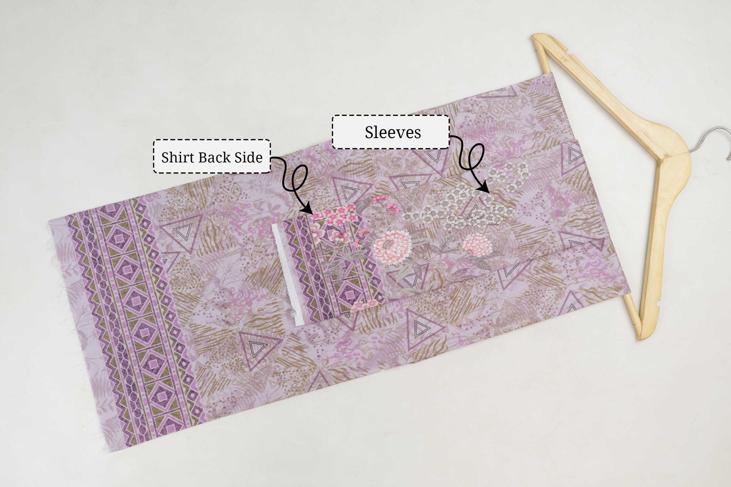 3Piece-Lawn Embroidered Suit V3D09