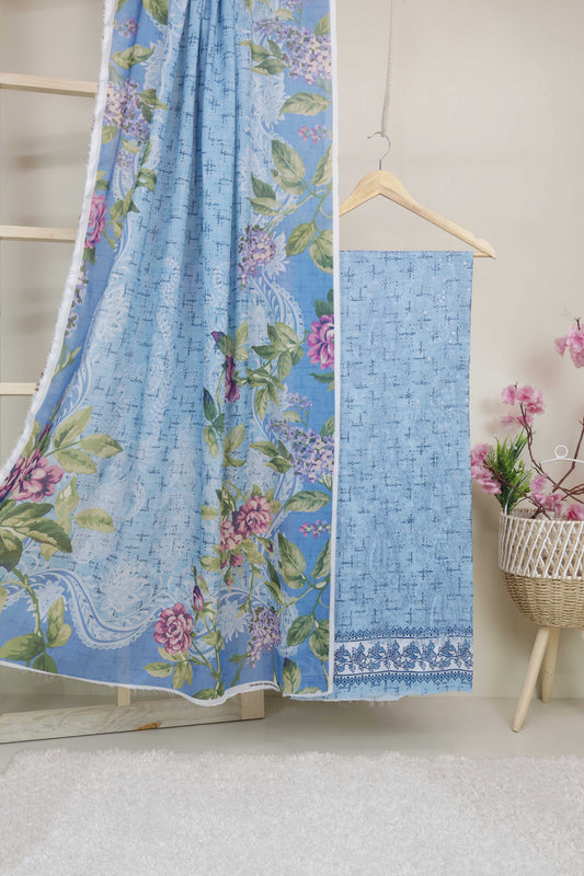 3-Piece Lawn Embroidered Suit V1D01