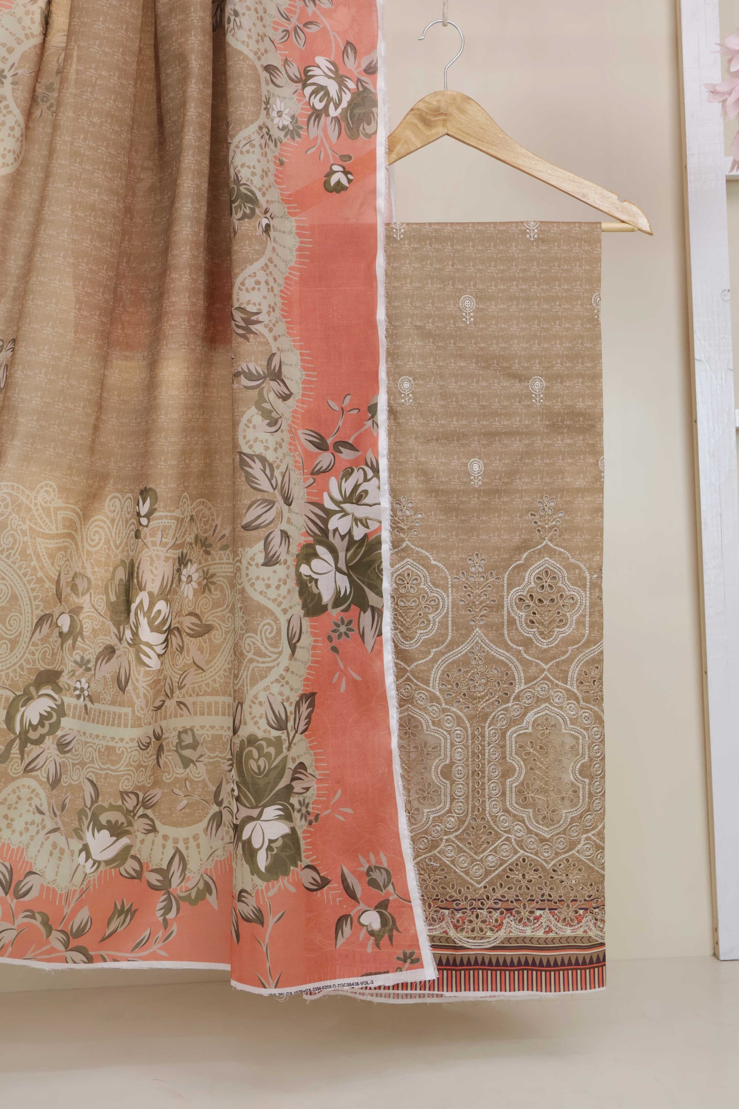 3-Piece Lawn Embroidered Suit V4D02