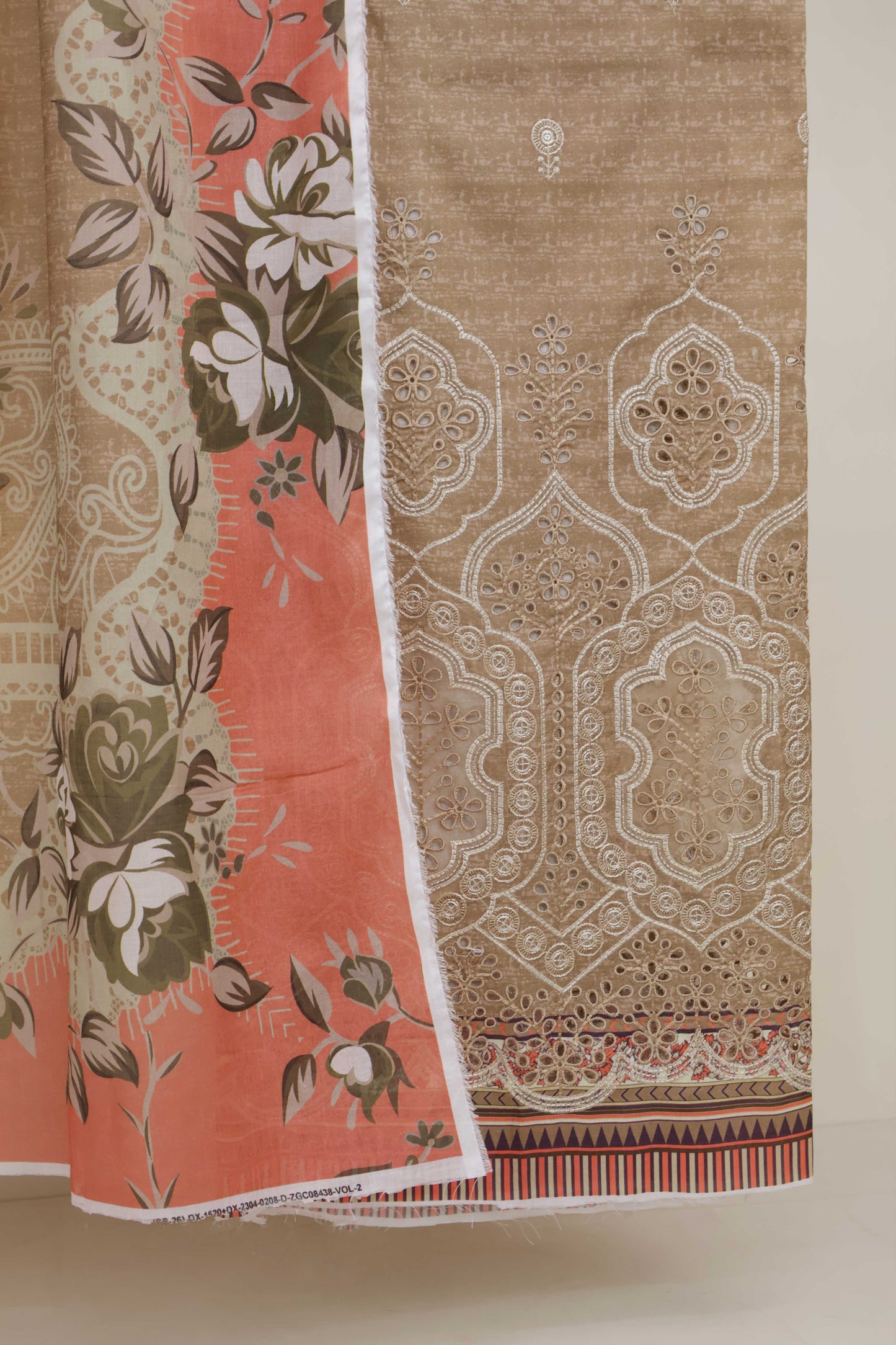 3-Piece Lawn Embroidered Suit V4D02