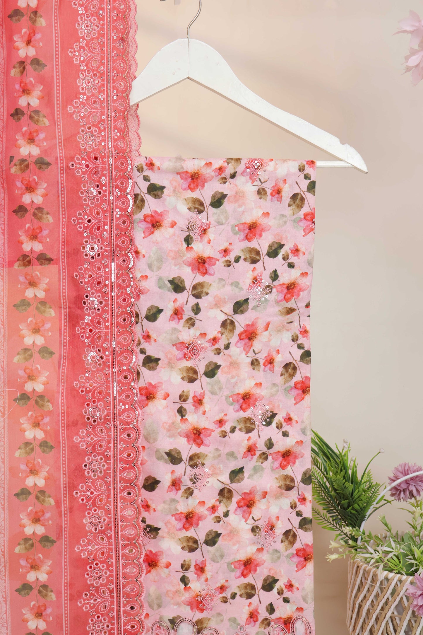 Luxury Lawn Embroidered Suit ELBS14