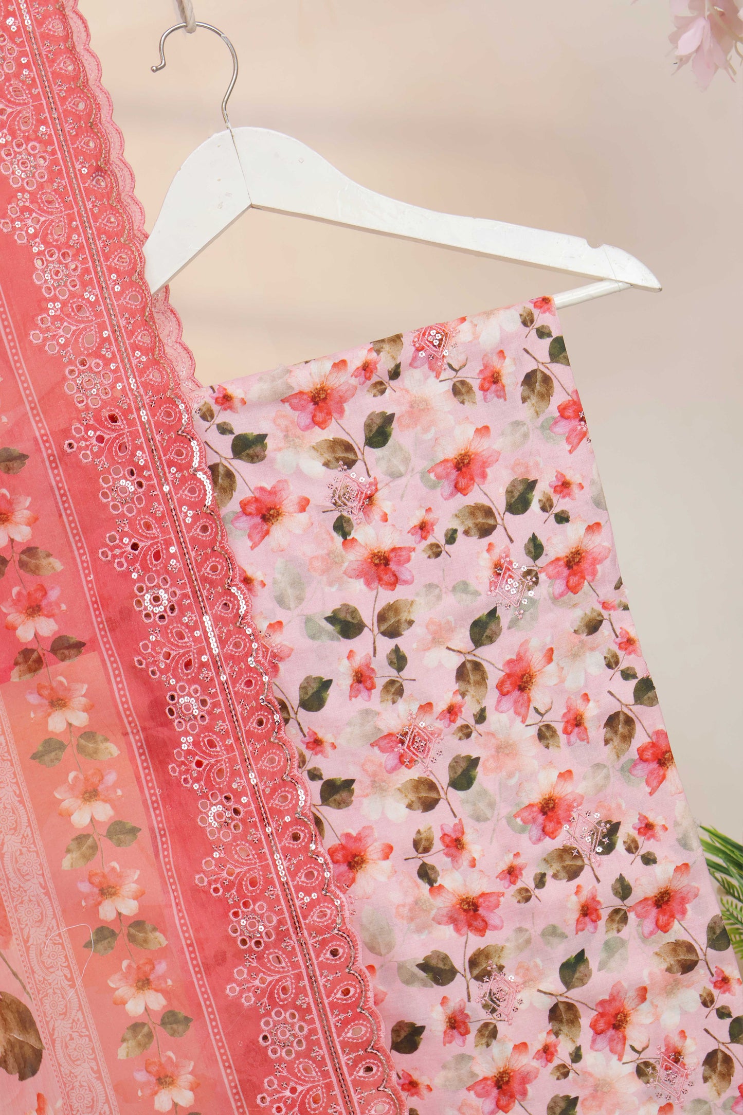Luxury Lawn Embroidered Suit ELBS14