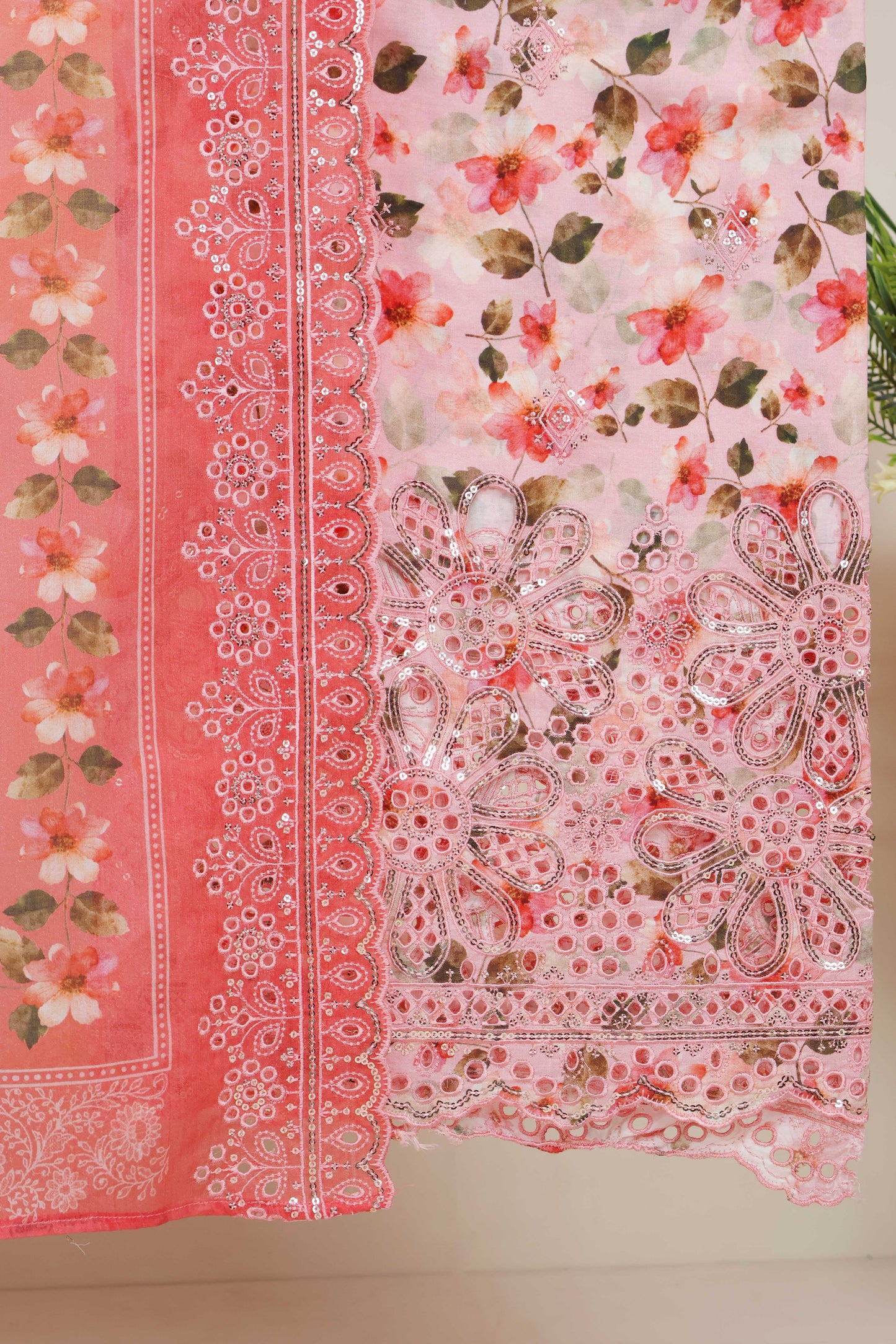 Luxury Lawn Embroidered Suit ELBS14