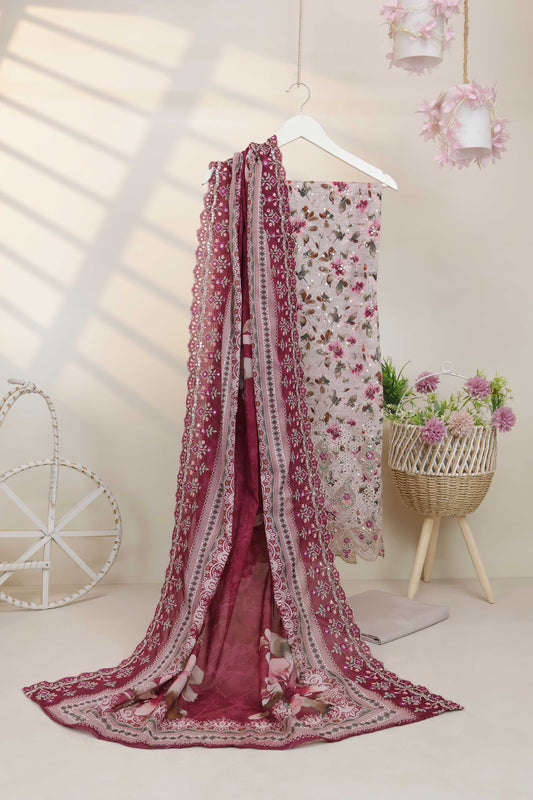 Luxury Lawn Embroidered Suit ELBS13