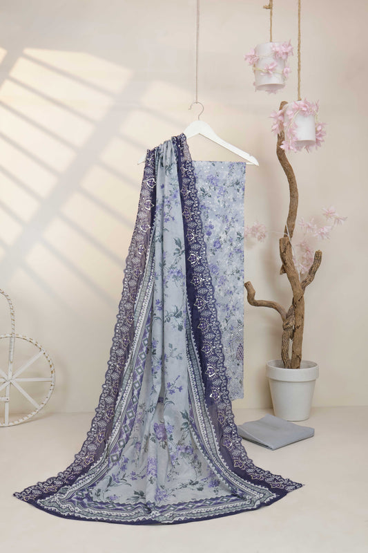 Luxury Lawn Embroidered Suit ELBS09