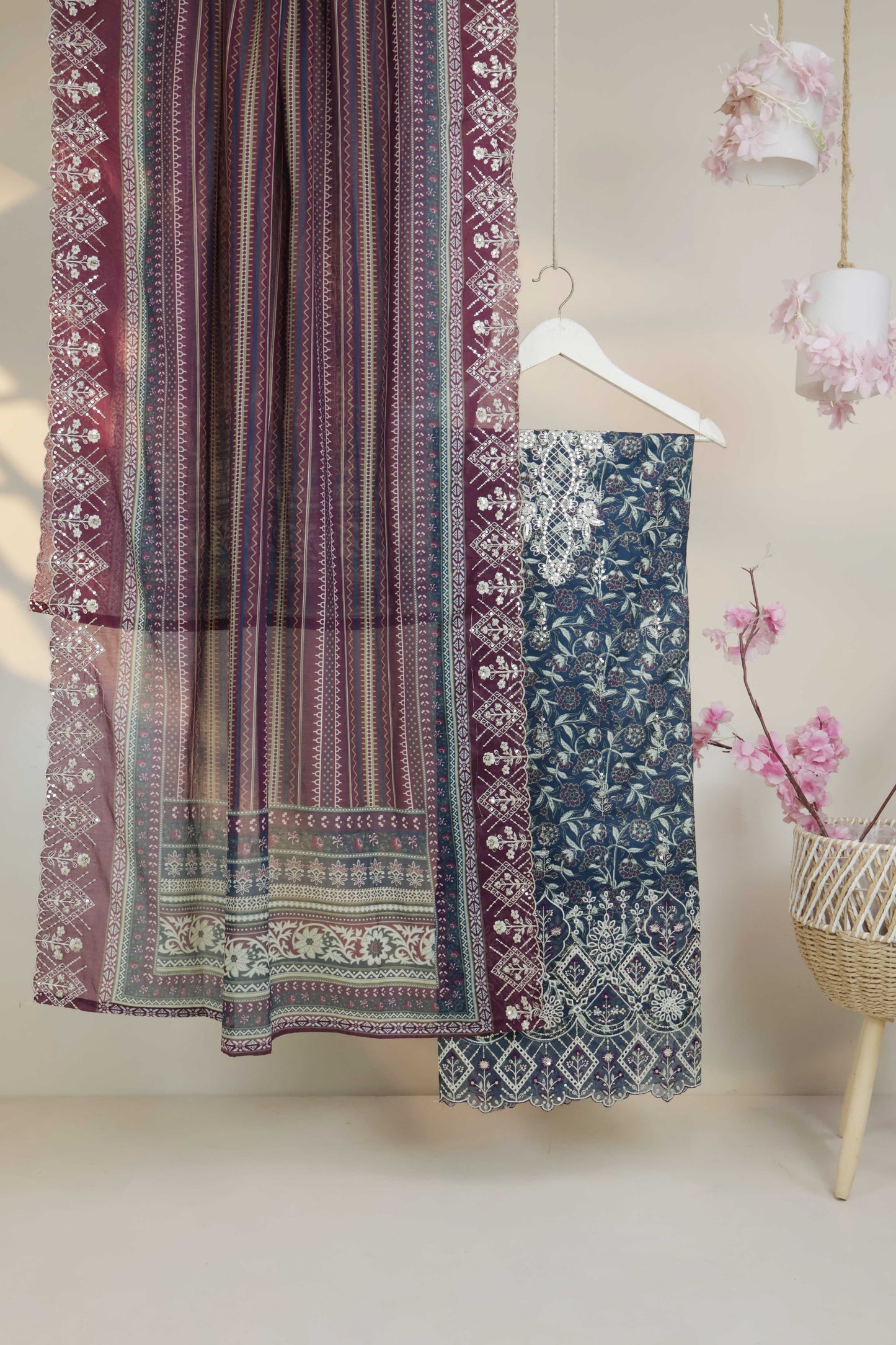 Luxury Lawn Embroidered Suit ELBS23