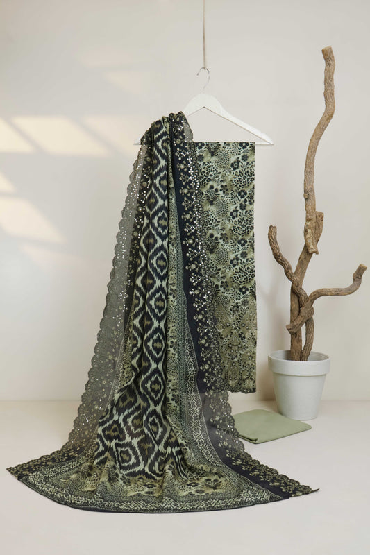 Luxury Lawn Embroidered Suit ELBS18