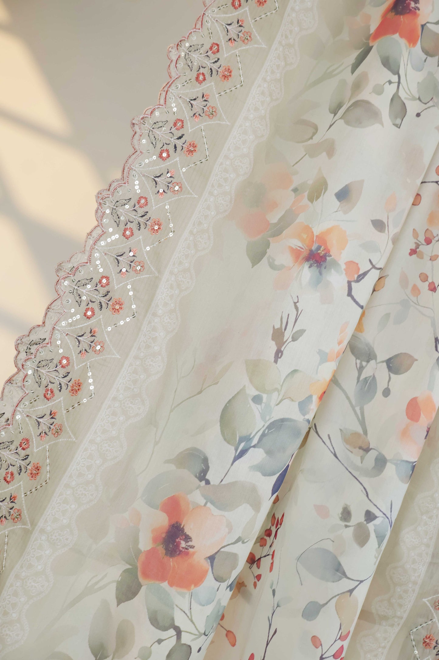 Luxury Lawn Embroidered Suit ELBS29