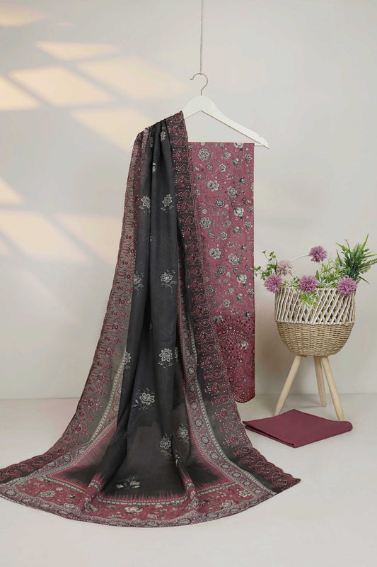 Luxury Lawn Embroidered Suit ELBS33