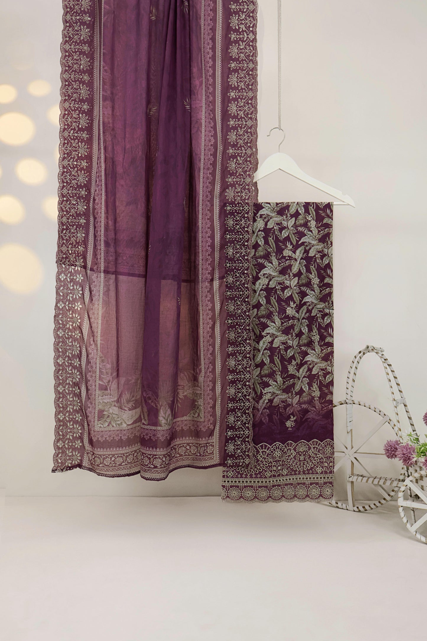 Luxury Lawn Embroidered Suit ELBS36
