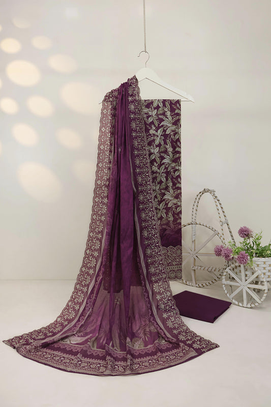Luxury Lawn Embroidered Suit ELBS36