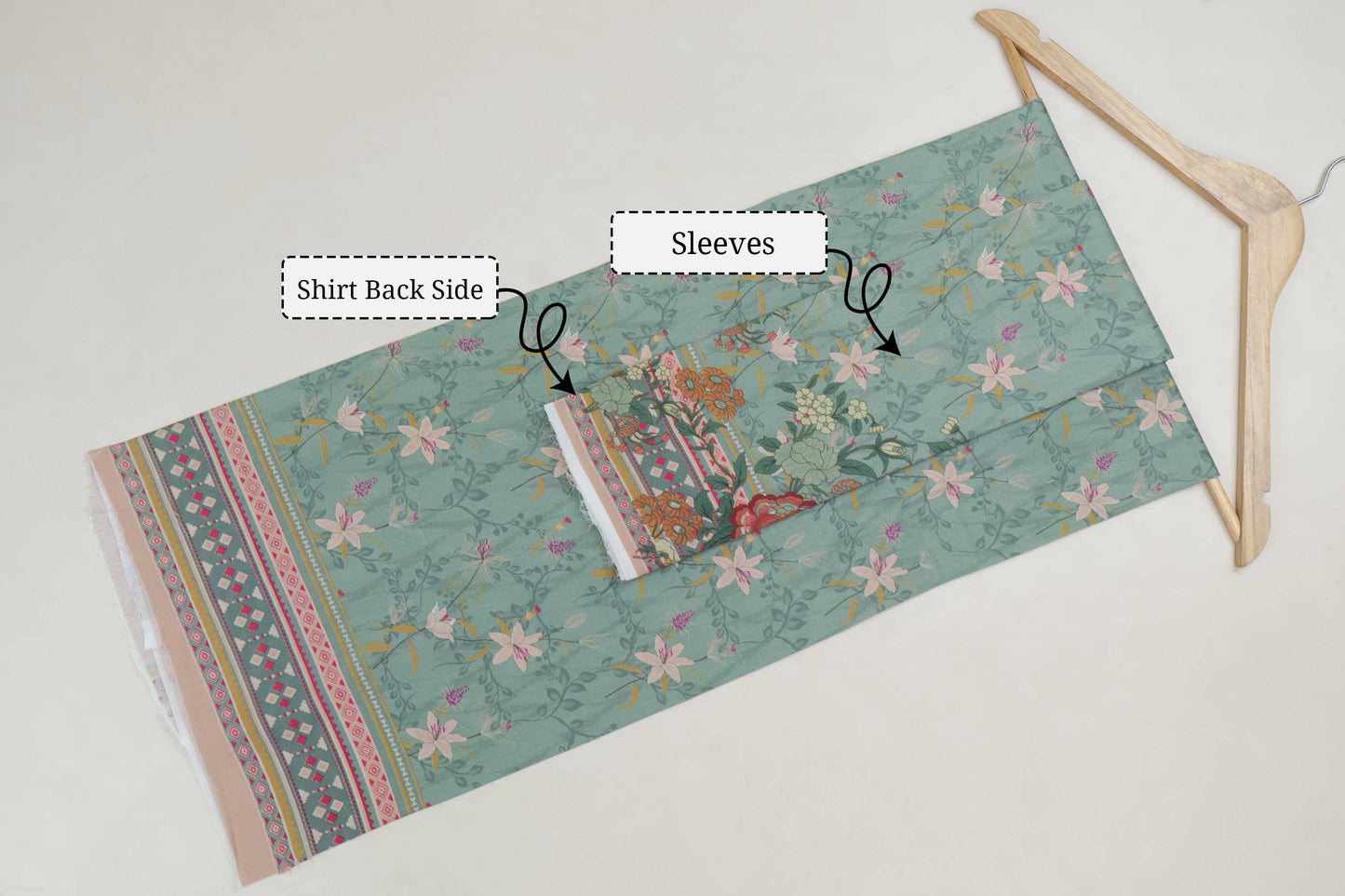 3-Piece Lawn Embroidered Suit V1D05