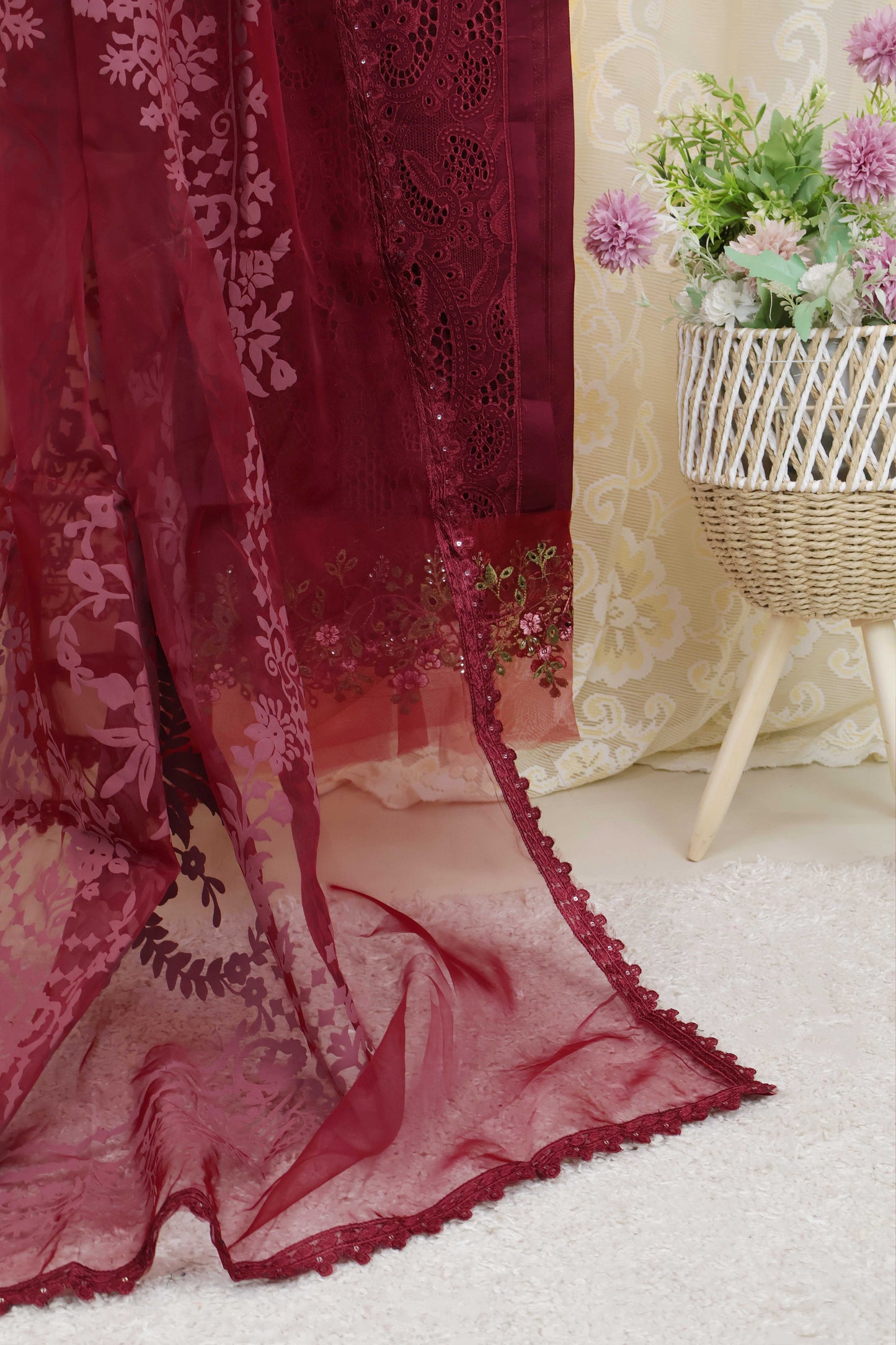 Luxury Lawn Embroidered Suit ELFA04