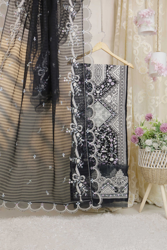 Luxury Lawn Embroidered Suit ELHA04