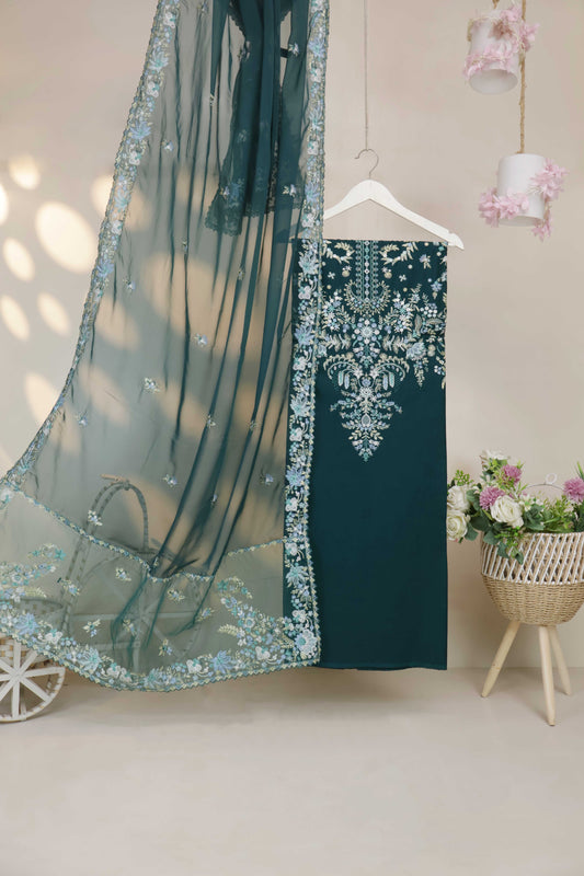 Luxury Lawn Embroidered Suit ELHA27