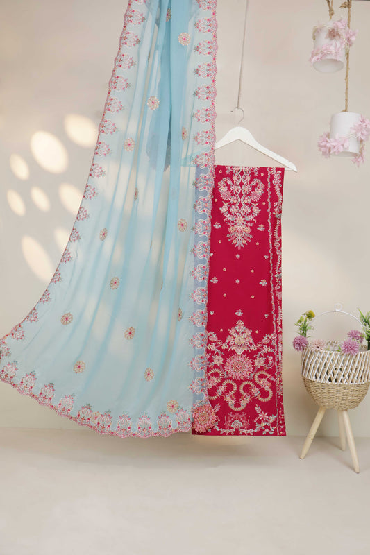 Luxury Lawn Embroidered Suit ELHA25