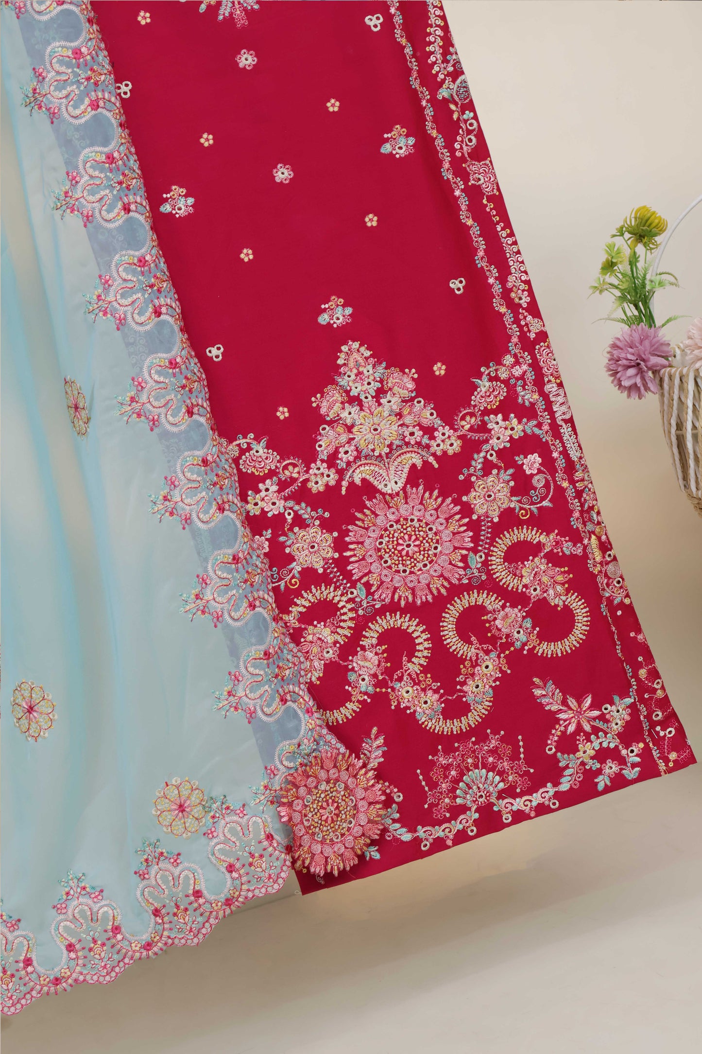 Luxury Lawn Embroidered Suit ELHA25