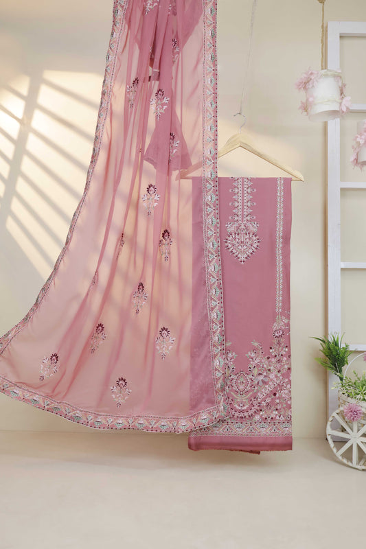 Luxury Lawn Embroidered Suit ELHA36