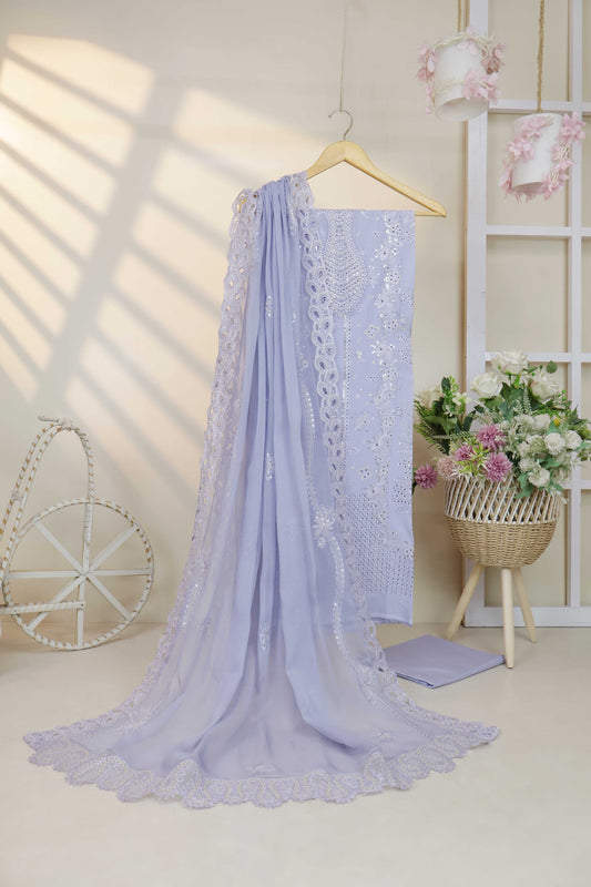 Luxury Lawn Embroidered Suit ELHA37