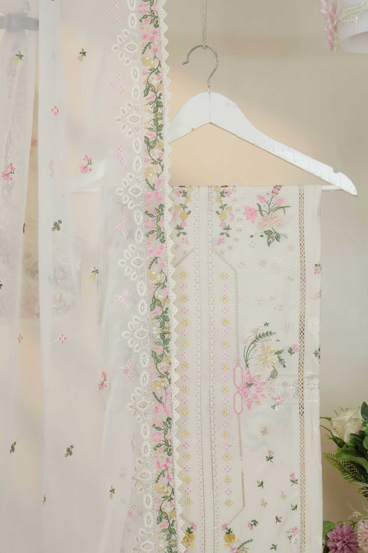 Luxury Lawn Embroidered Suit ELHA41