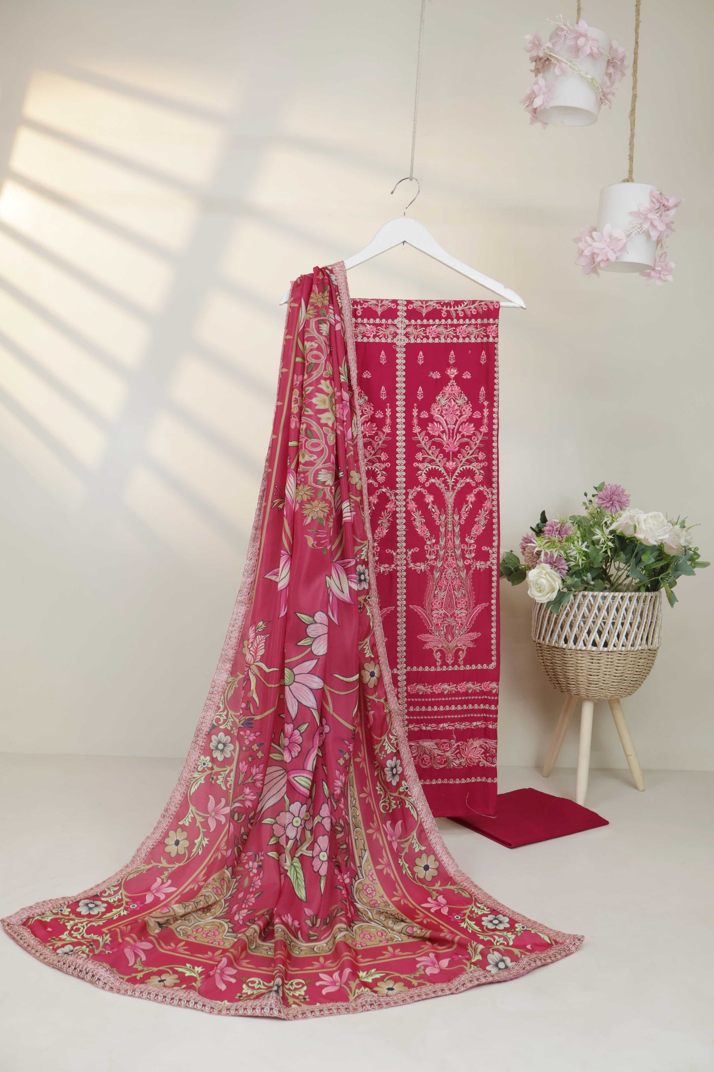 Luxury Lawn Embroidered Suit ELHA44