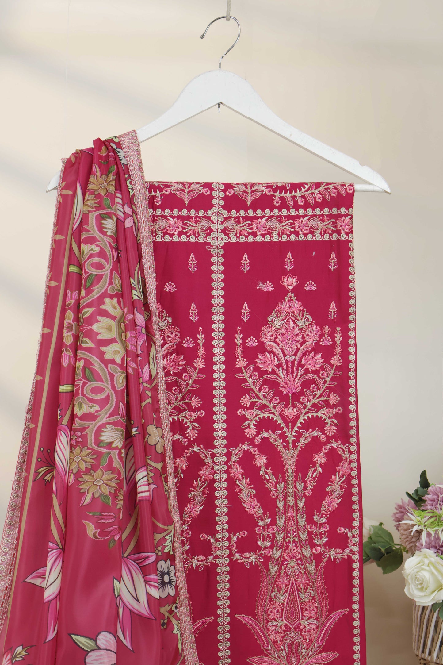 Luxury Lawn Embroidered Suit ELHA44