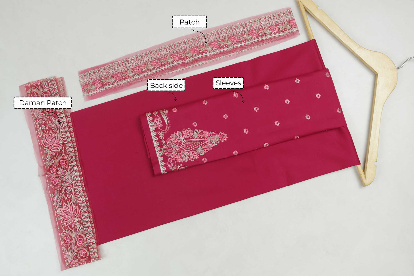 Luxury Lawn Embroidered Suit ELHA44