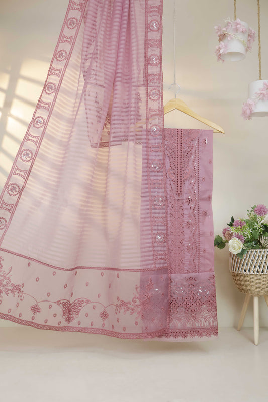 Luxury Lawn Embroidered Suit ELHA18