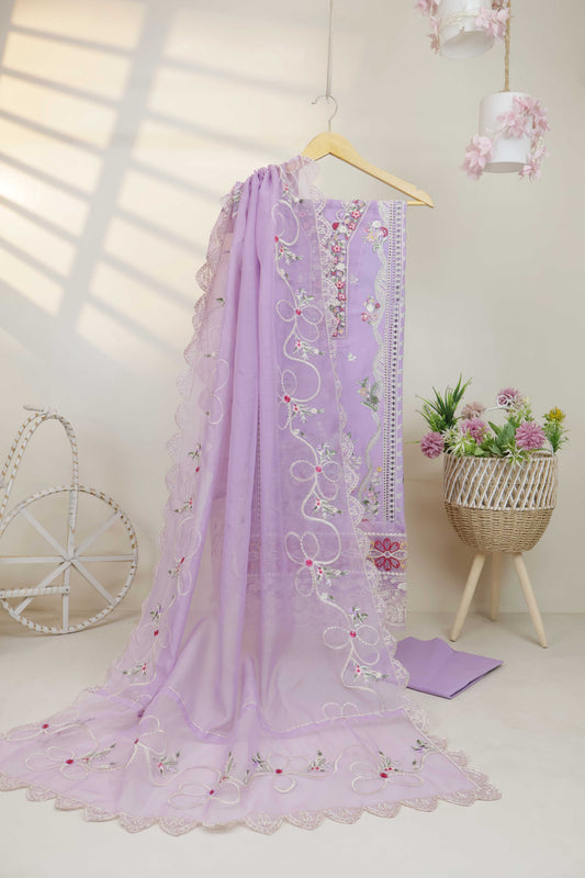 Luxury Lawn Embroidered suit ELHA48