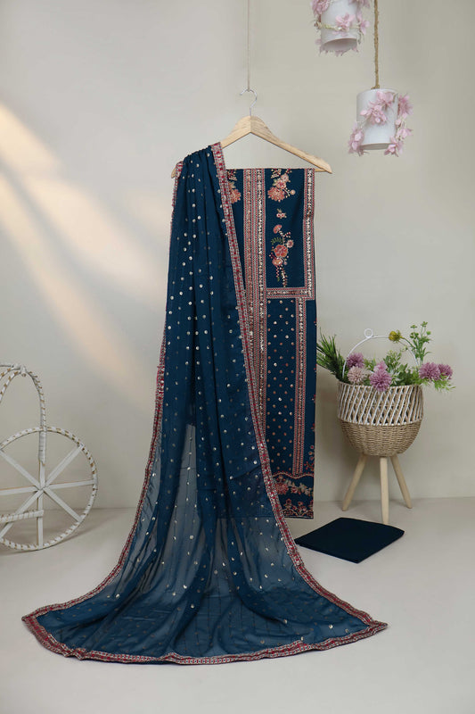 Luxury Lawn Embroidered Suit ELHA56