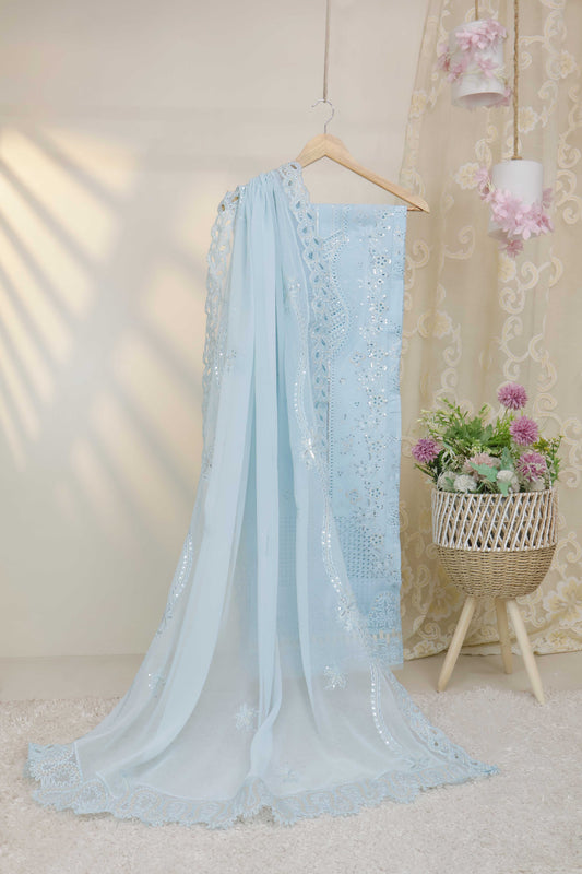 Luxury Lawn Embroidered Suit ELHA15