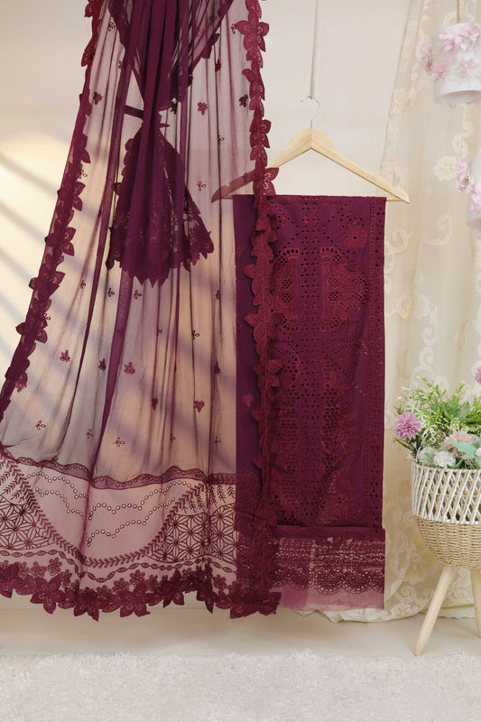 Luxury Lawn Embroidered Suit ELHA07