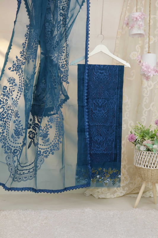 Luxury Lawn Embroidered Suit ELFA03