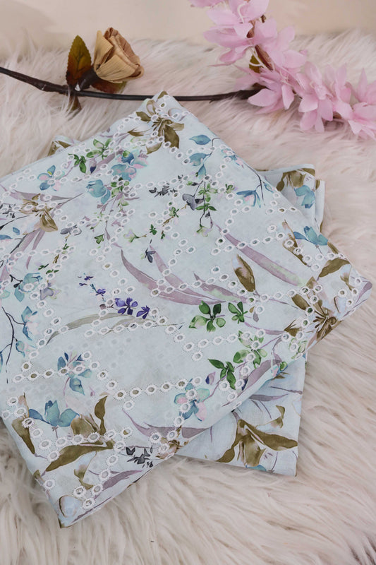 2Piece – Printed Embroidered Lawn L2PE195