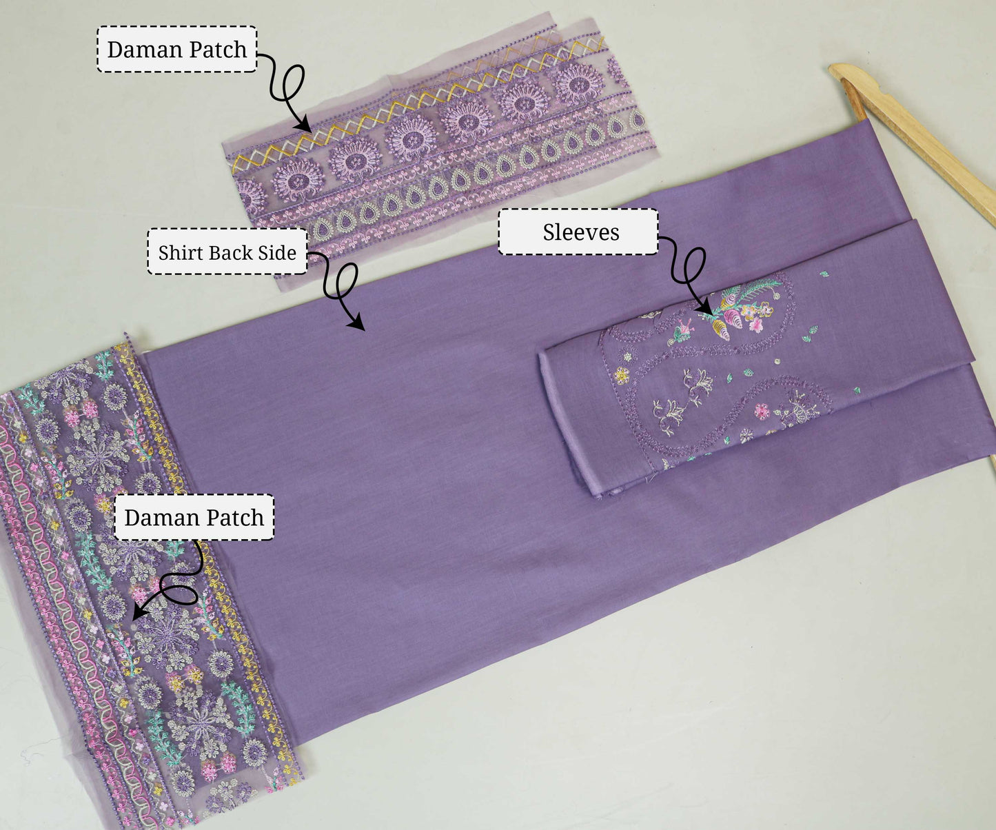 Luxury Lawn Embroidered suit H25SELHA45