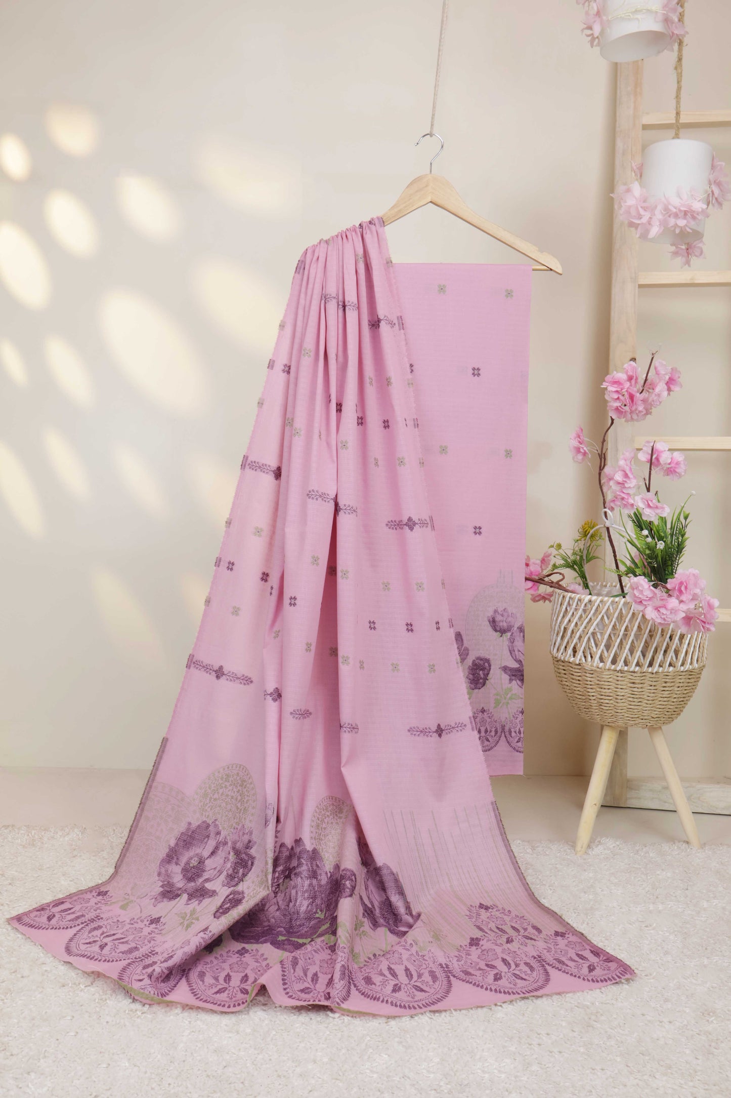 Lawn Jacquard Suit V5D04