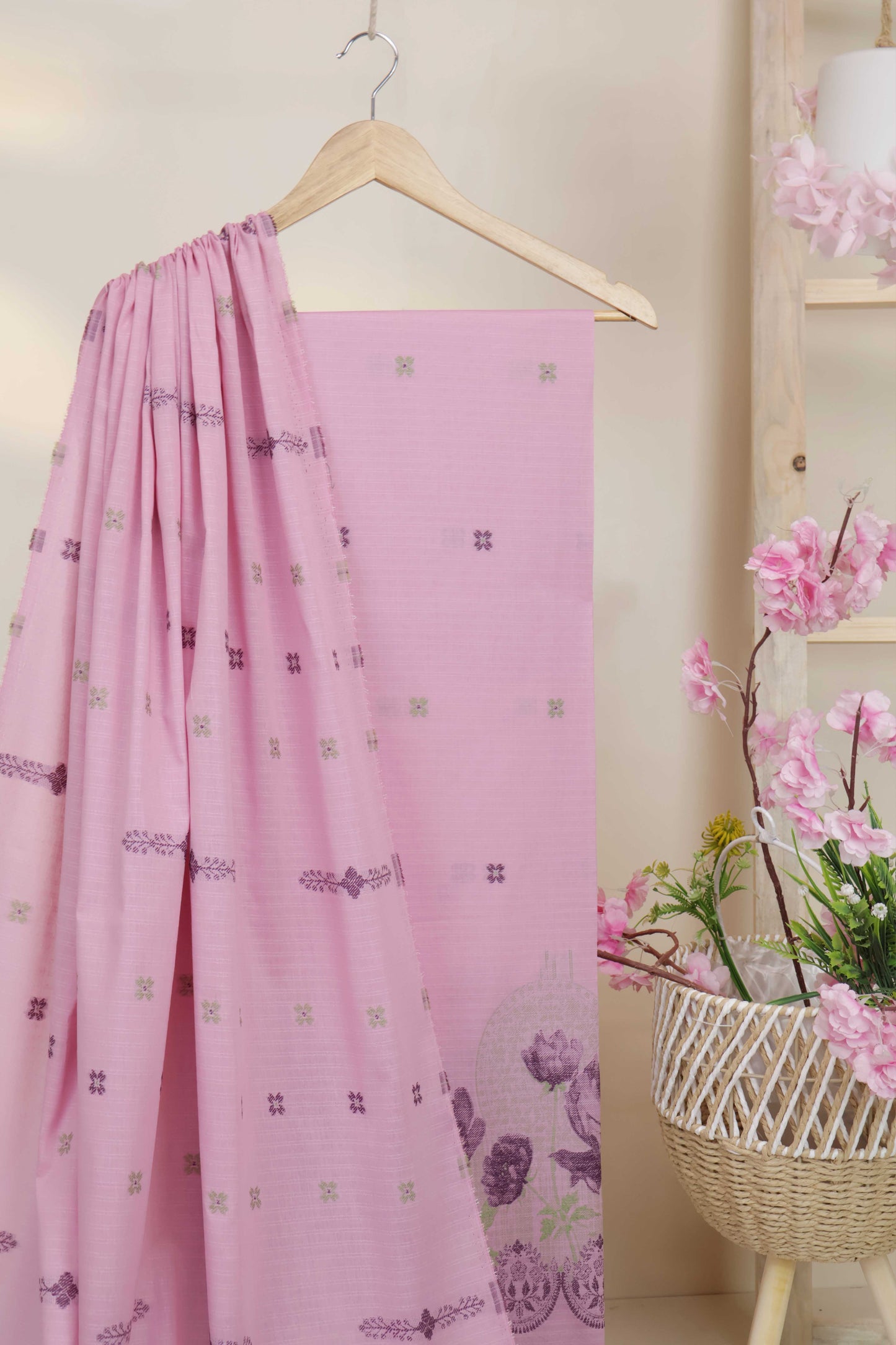 Lawn Jacquard Suit V5D04