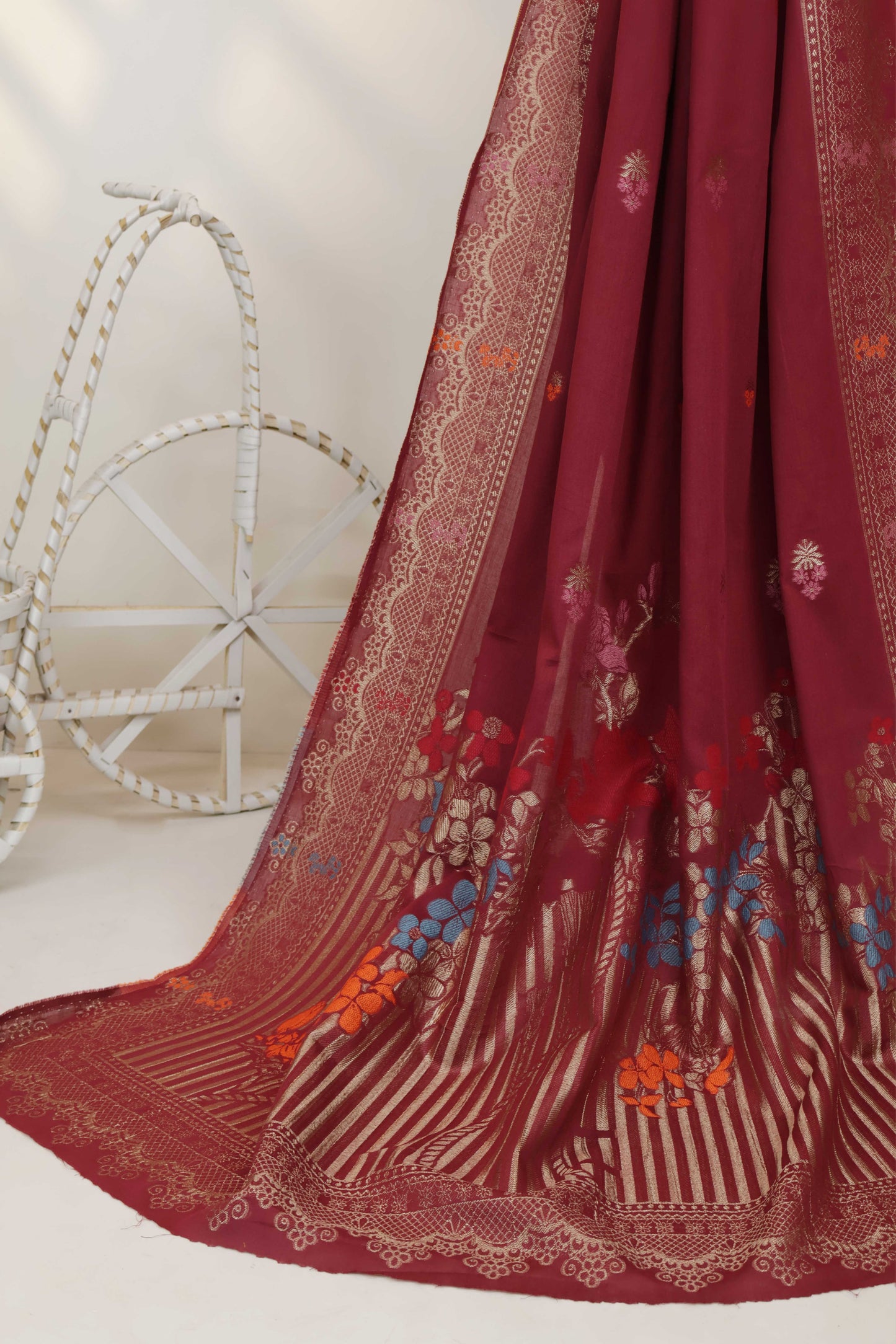 3Piece-Lawn Banarsi Jacquard Suit V5WR16