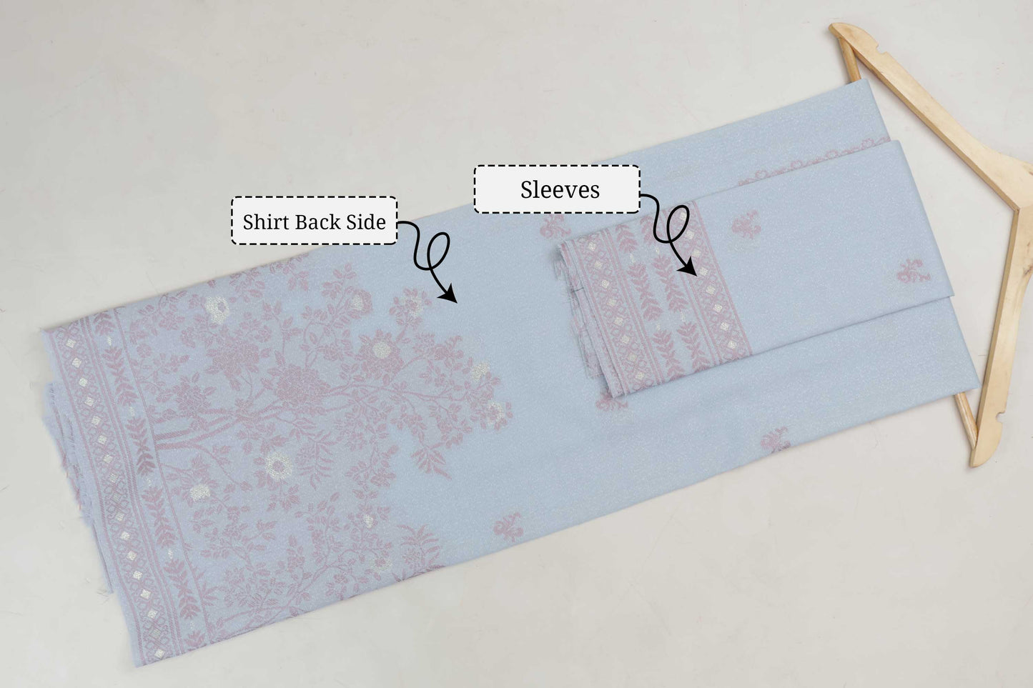 3Piece-Lawn Karandi Jacquard Suit KV8WR02