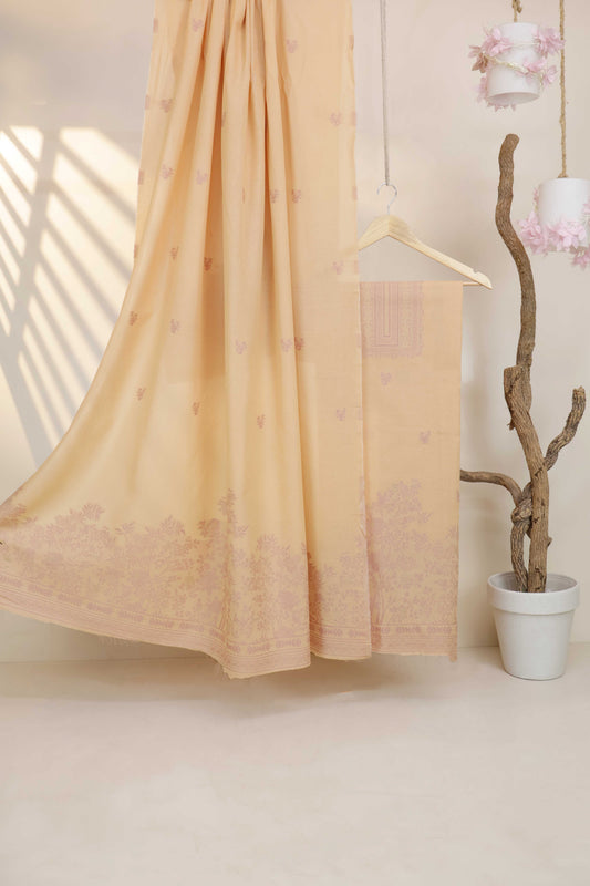 3Piece-Lawn Karandi Jacquard Suit KV8WR01