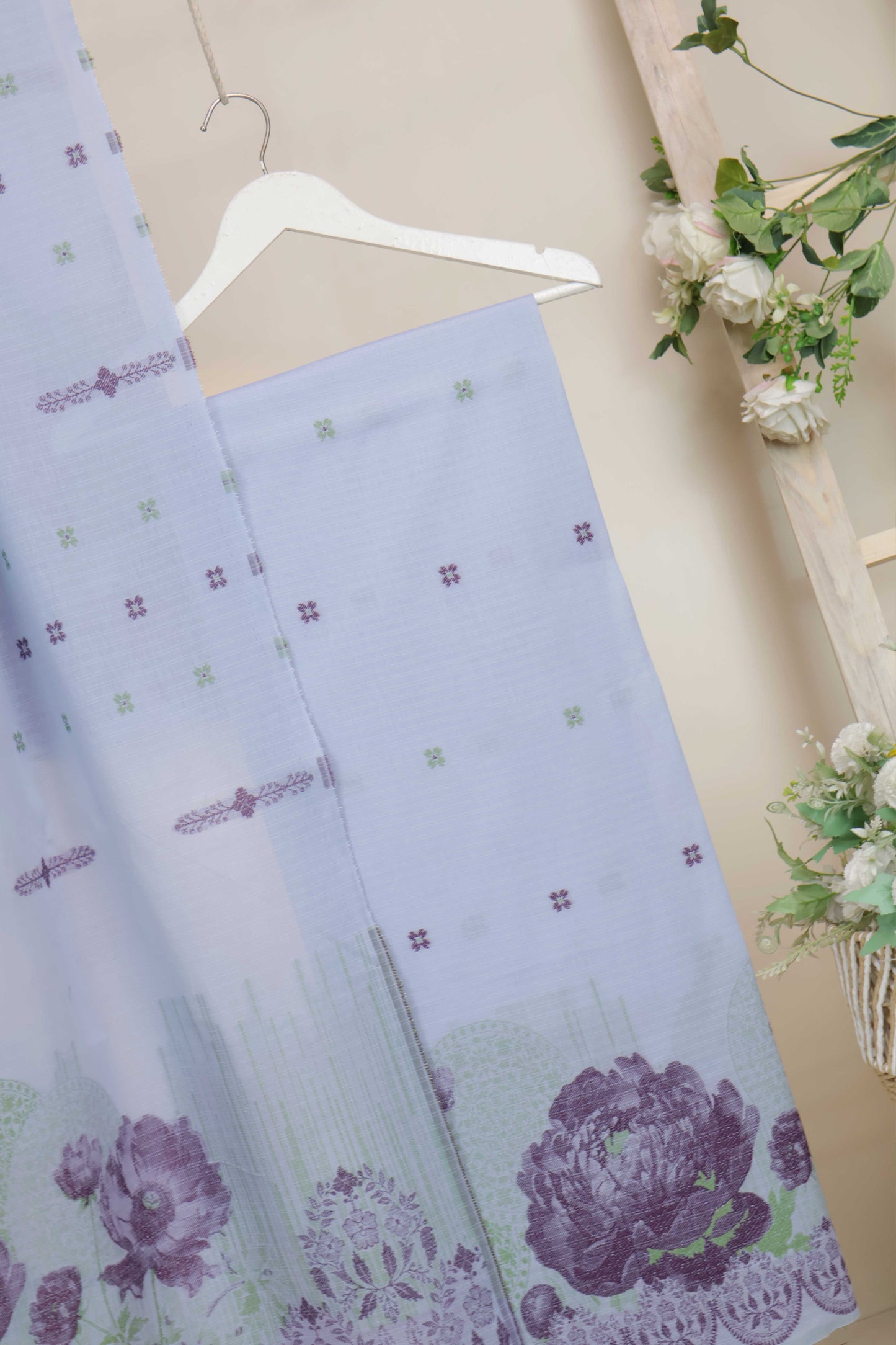 Lawn Jacquard Suit V5D01