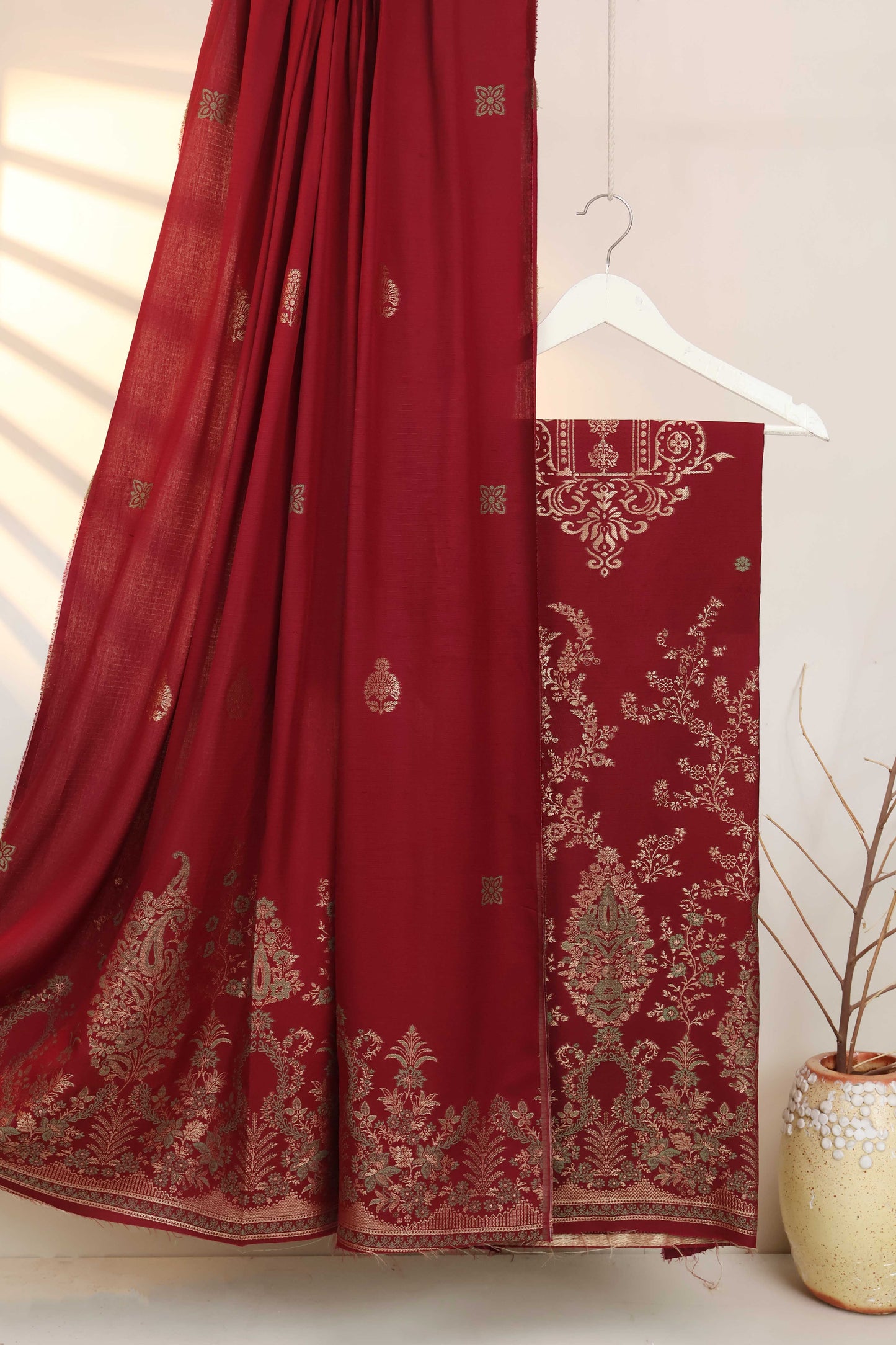3Piece Linen Jacquard Suit W3PE21