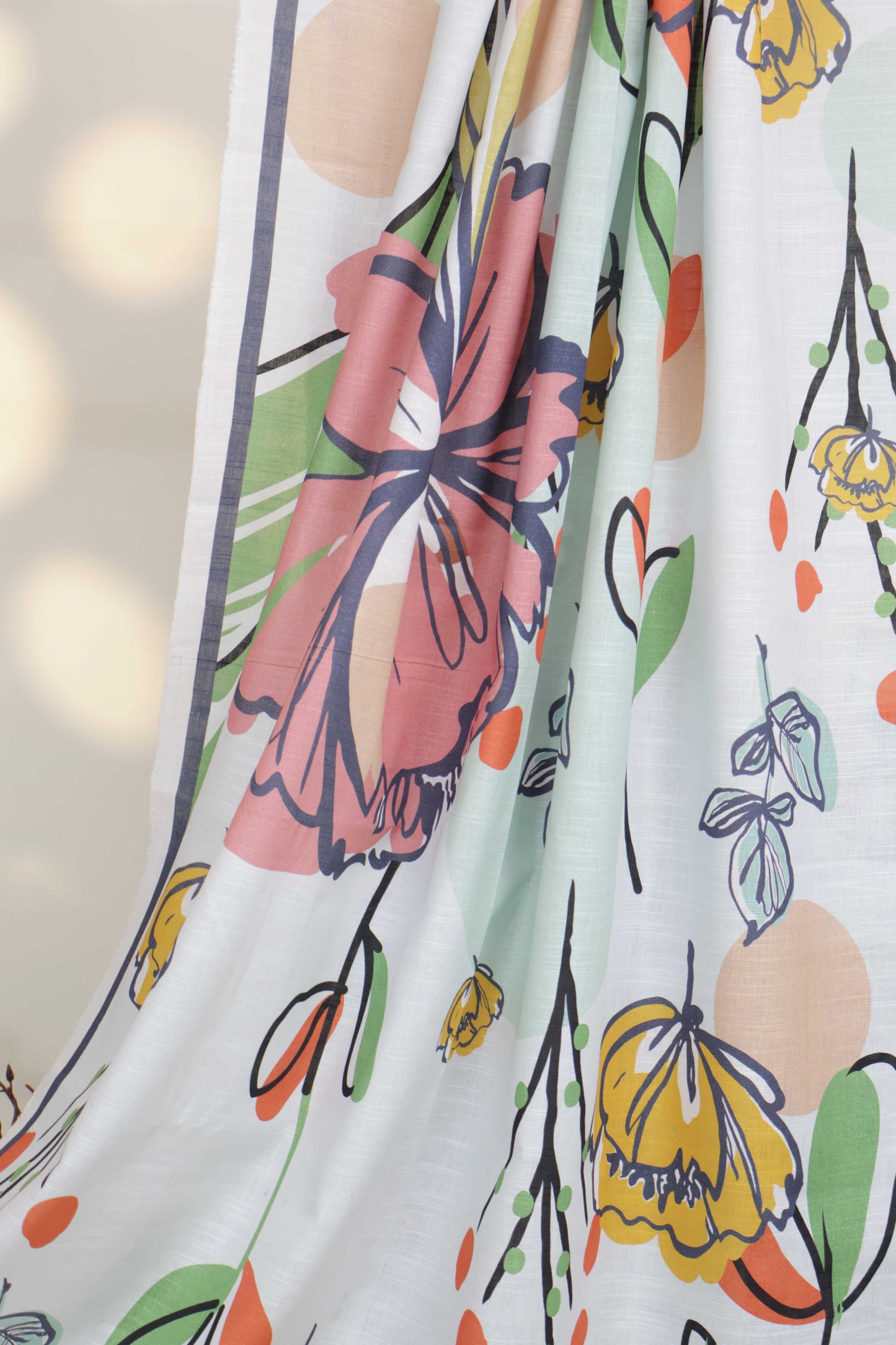 3Piece – Printed Khaddar Suit CK455