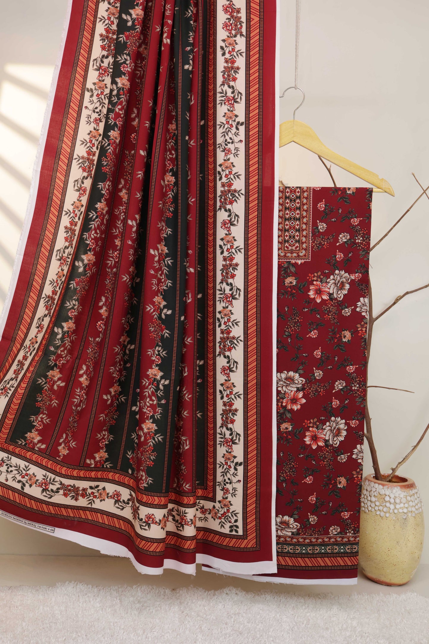 3Piece – Slub Dhanak Suit WMJ7030