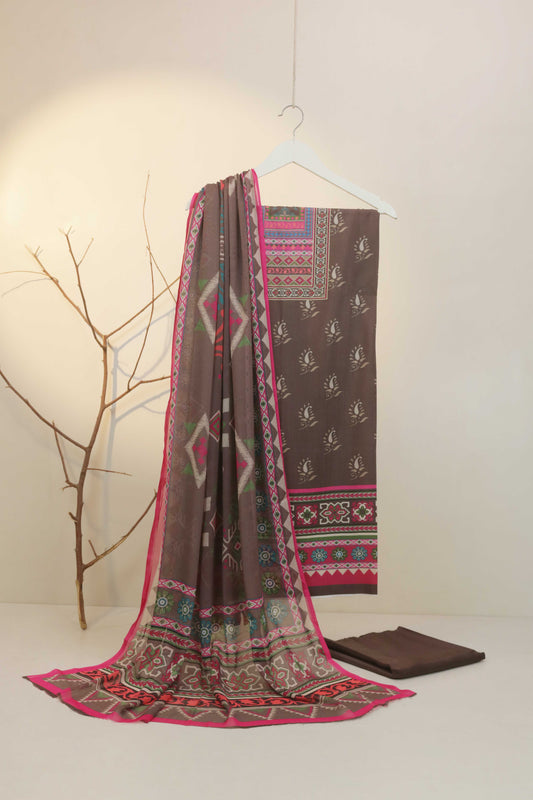 3Piece -Viscous Printed Suit VC20