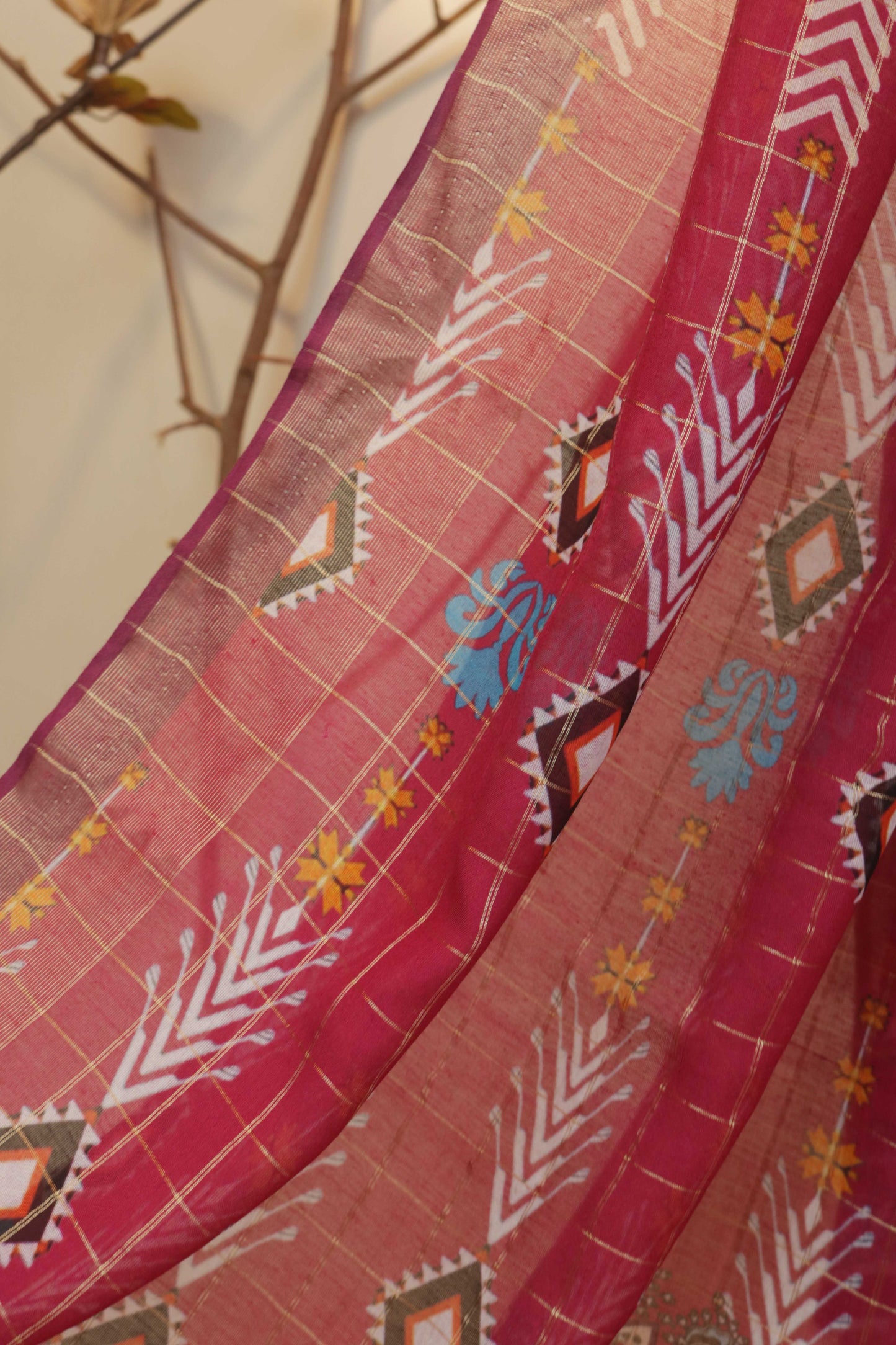 3Piece -Viscous Printed Suit VC17