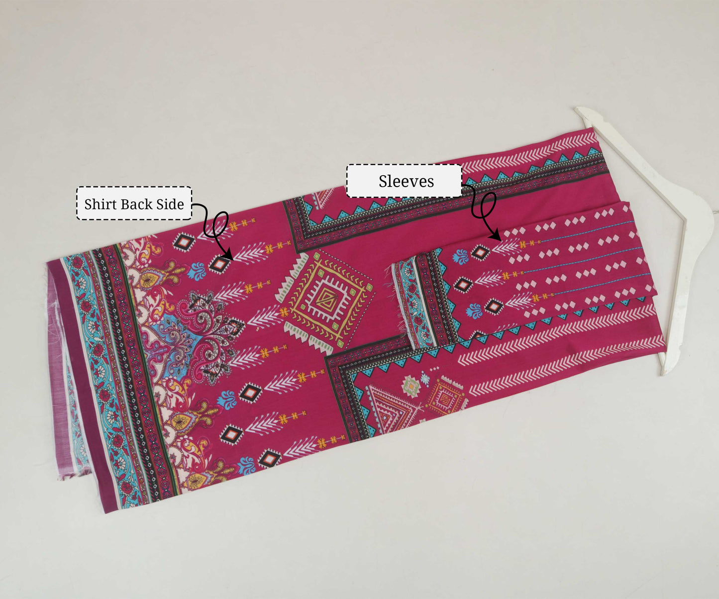 3Piece -Viscous Printed Suit VC17