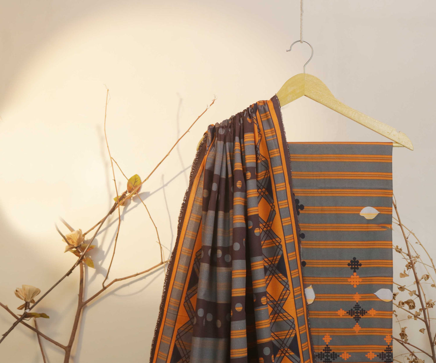 3Piece – Printed Khaddar Suit CK02