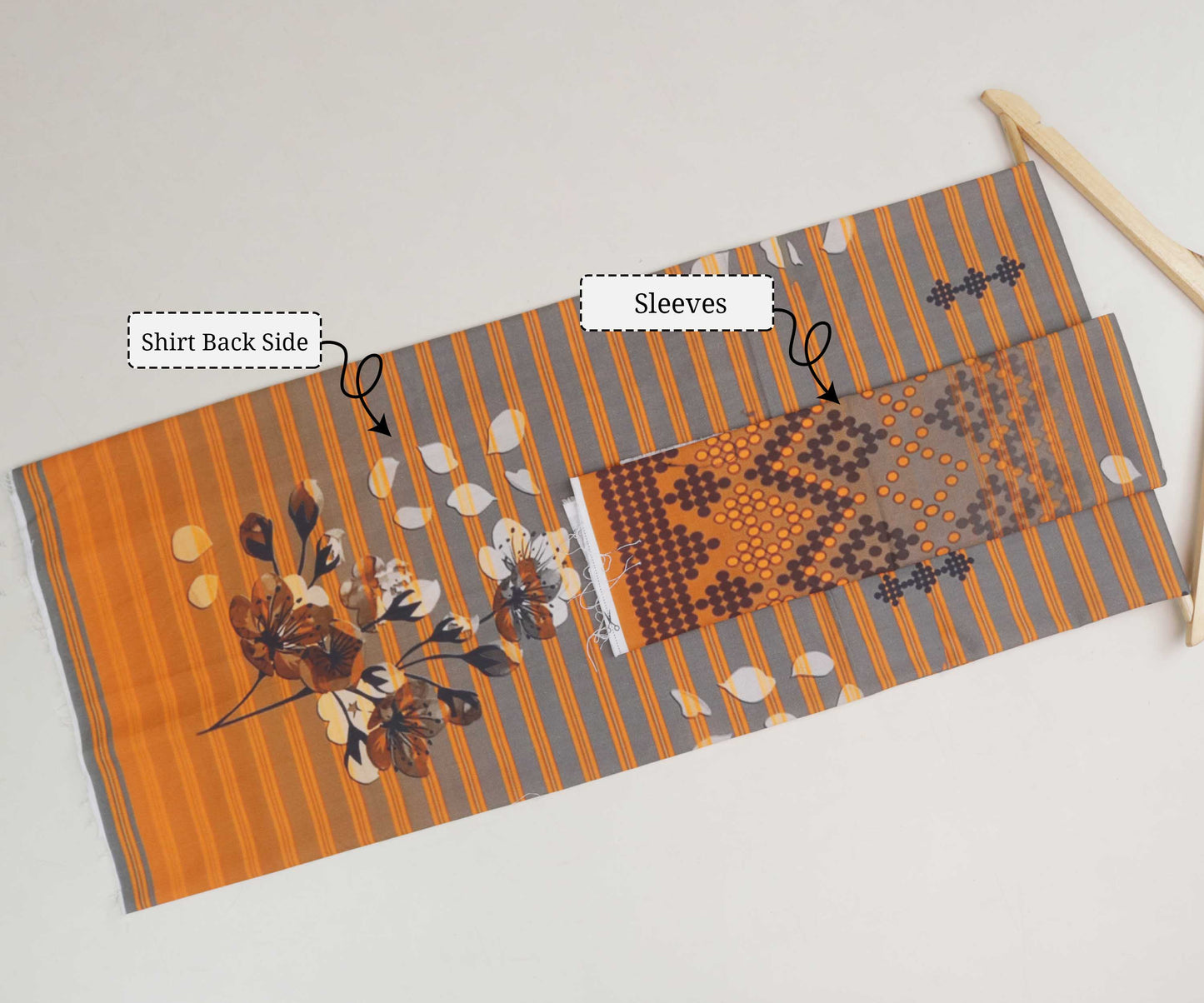 3Piece – Printed Khaddar Suit CK02