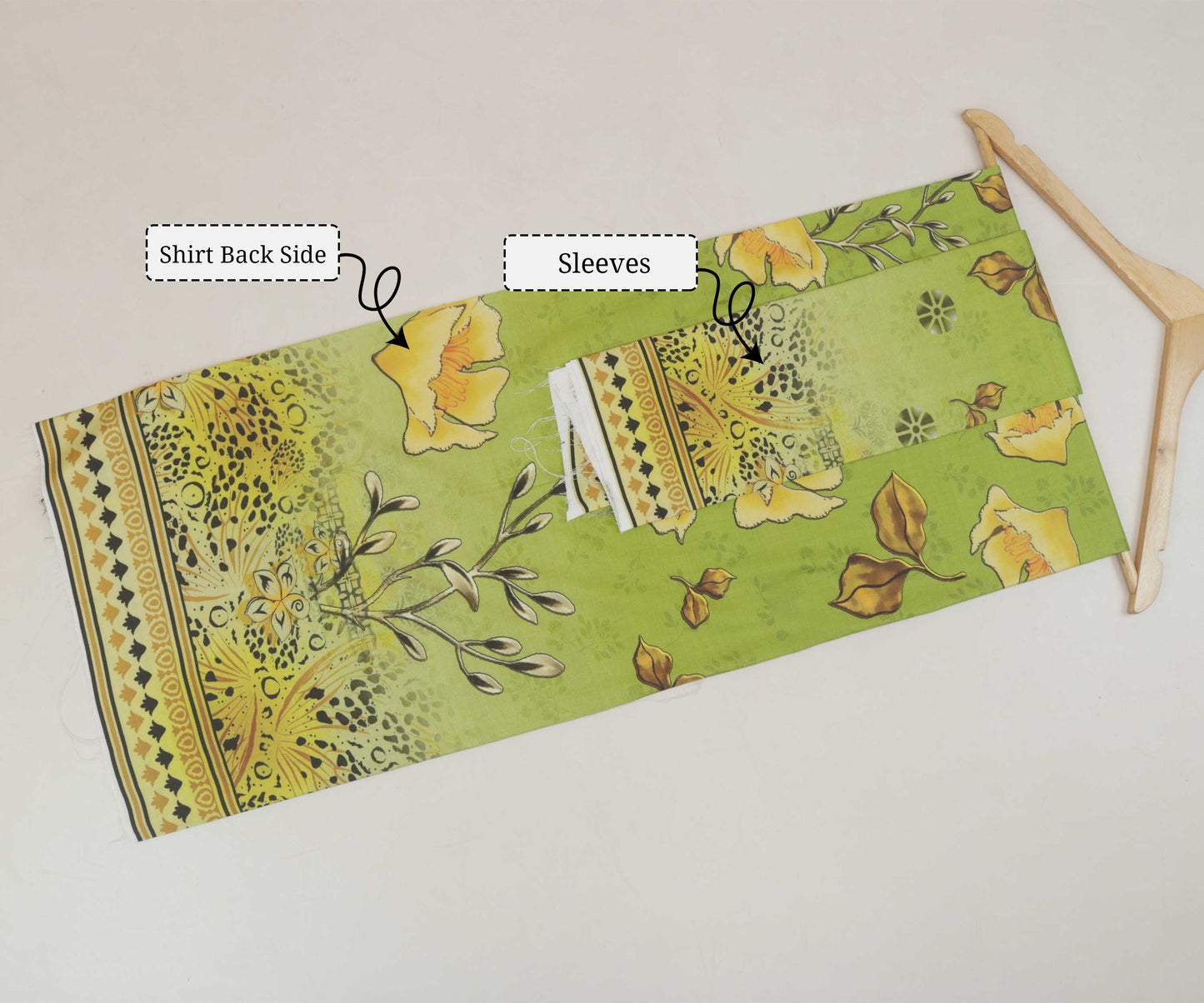 3Piece - Linen Printed Suit Classic ICLST01